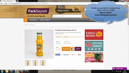 Fruitstar Portakal Suyu