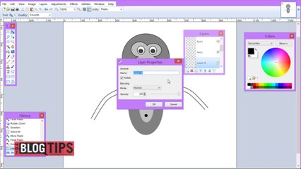 How To Label Layers in Paint. net