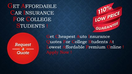 How To Get Cheapest Auto Insurance For Students In College | Coverage