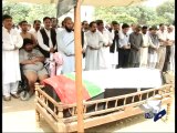 MNA Tahira Asif Laid to Rest-20 Jun 2014