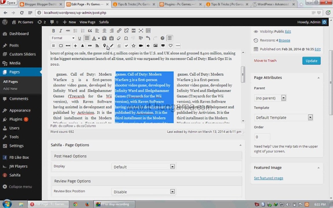 How to Add malti-Columns in WordPress Posts and Pages urdu and hindi tutorial