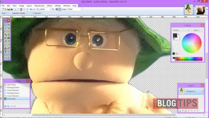 Paint.net Chroma Key Tutorial