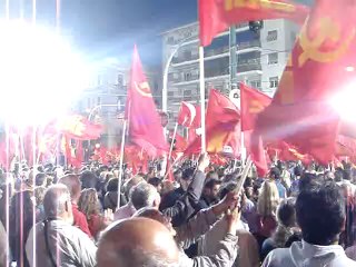 «Μόνο με ισχυρό ΚΚΕ» Κουτσούμπας 15-5-14