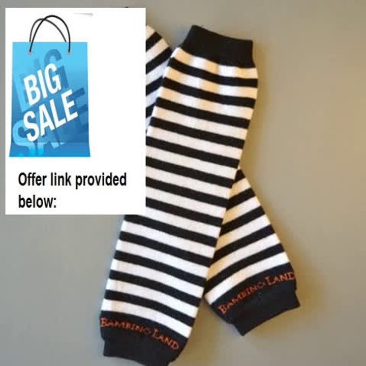 Cheap Deals Black & White Stripes, Organic Cotton Baby Leg Warmers Review