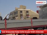 Irak Ordusundan Kalan Zırhlı Araçlar Erbil'e Götürüldü