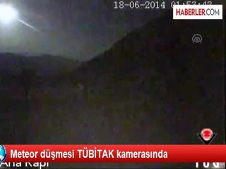 Meteor düşmesi TÜBİTAK kamerasında
