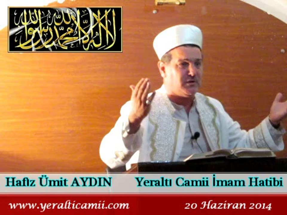 Cuma Vaaz'ı Yeraltı Camii İmam Hatibi / Hafız Ümit AYDIN