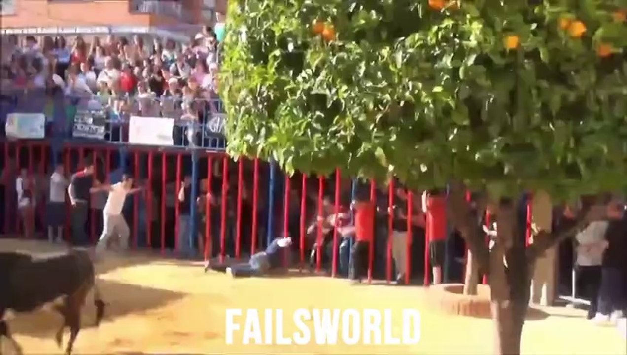 Bull running goes wrong