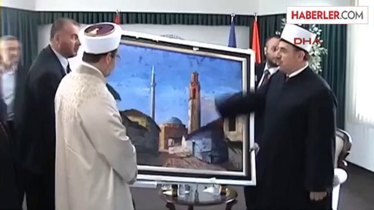 Diyanet İşleri Başkanı Görmez, Kosova İslam Birliği Başkanı Naim Tırnava ile Görüştü
