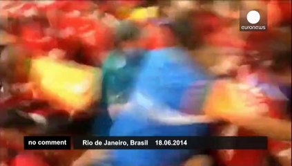 Fans de foot frénétiques