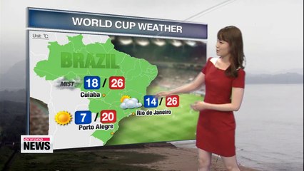 Nationwide rainfall on Saturday, mostly clear on Sunday