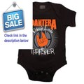 Cheap Deals Kiditude Pantera Daddy's Thrasher Baby Bodysuit Romper, Black Review