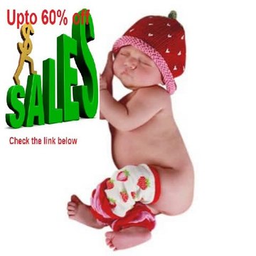 Cheap Deals Melondipity Girls Strawberry Baby Hat - Super Soft Red Beanie with Pink Trim Review