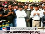 Funeral prayer in absentia of martyred MQM MNA Tahira Asif offered