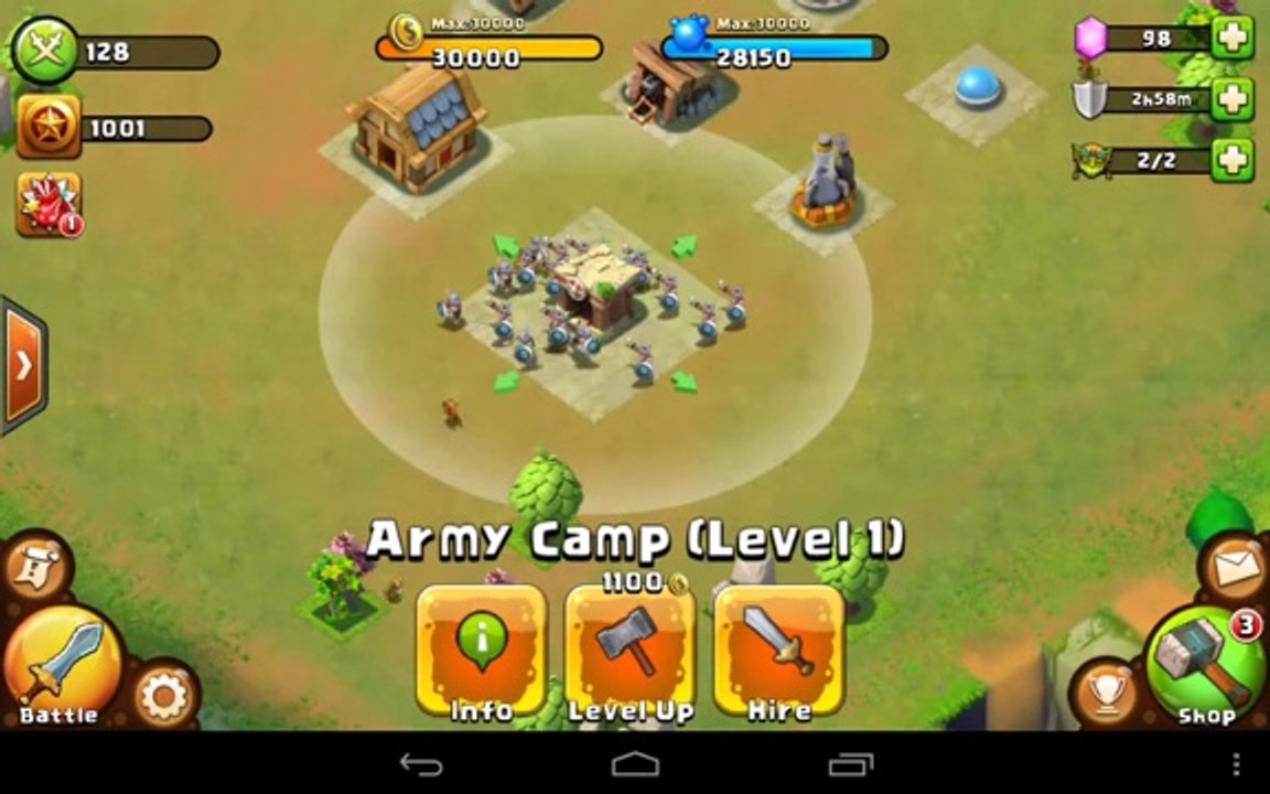 PlayerUp.com - Buy Sell Accounts - Castle Clash Review [10 Minutes Gamplay]