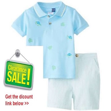 Cheap Deals Good Lad Baby-Boys Infant Turtle Applique Short Set Review