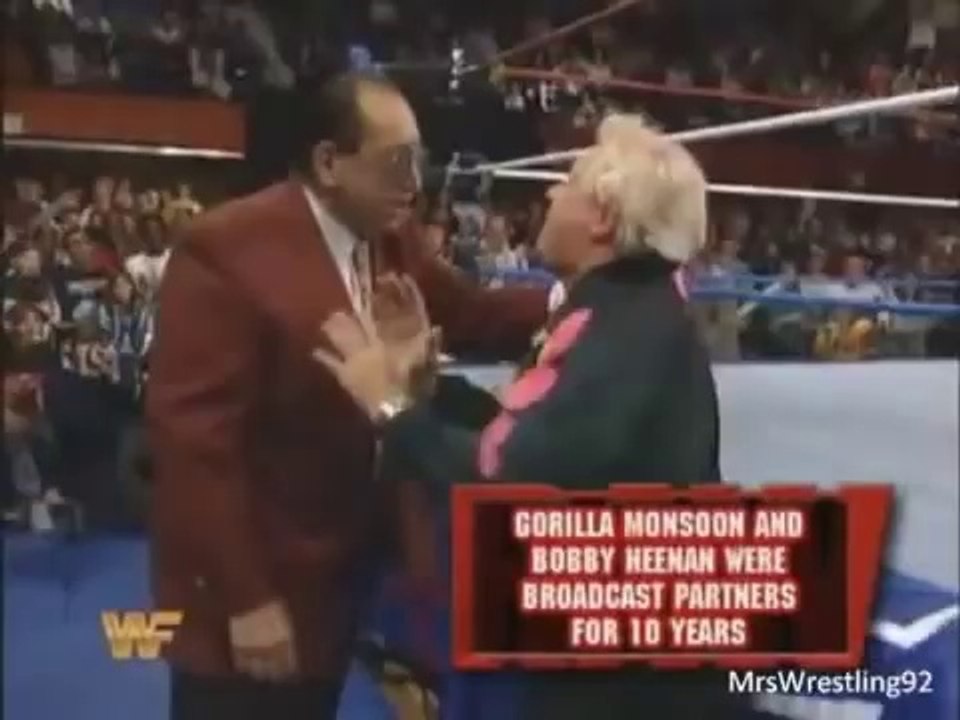 Gorilla Monsoon Fires Bobby Heenan on RAW ] - video Dailymotion