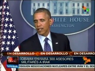 Aclara Obama que enviaría tropas a Irak sólo por objetivos específicos