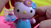 Unboxing Hello kitty pets wonderland Rock a bye bunny and swim around fishy