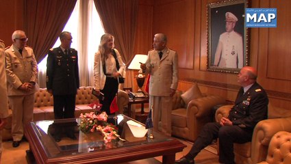 Le Général de Corps d'Armée Bouchaib Arroub reçoit le Vice Commandant Suprême Alliés de Transformation de l'OTAN