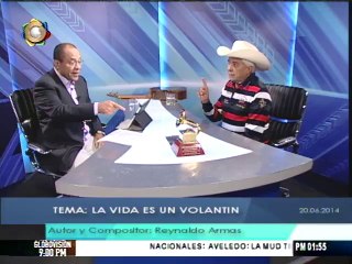 Reynaldo Armas prepara dos discos