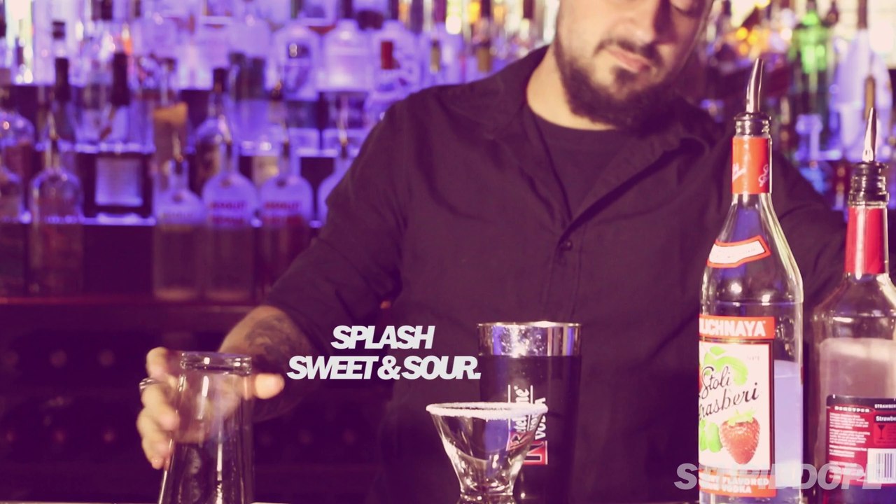 Cocktails 101: How To Make The Perfect Strawberry Lemondrop Martini | Video Recipe