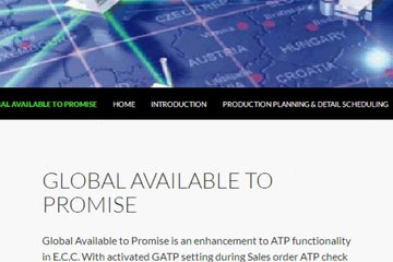 SAP APO GATP - Global Available To Promice