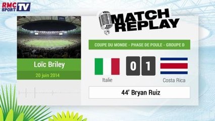 Italie - Costa Rica : Le Match Replay avec le son RMC Sport !
