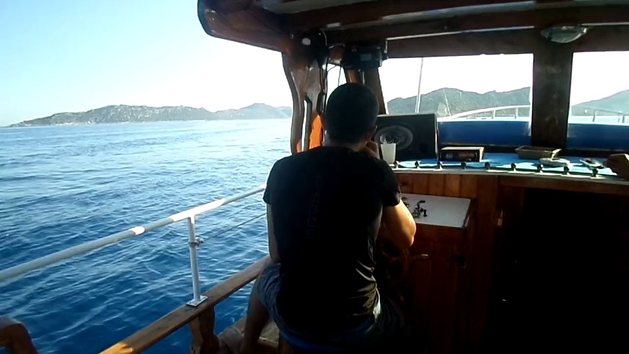 antalya demre sahili tekne ile gezi