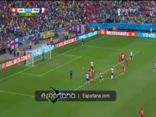 ملخص مباراة فرنسا وسويسرا كاس العالم 2014