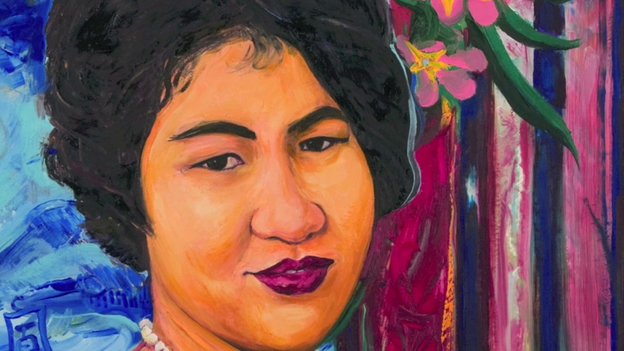 Sankofa - Portrait painting process video, watch the portrait unfold before your eyes Ari Lankin - Music by Andy Cracks "Diamonds"