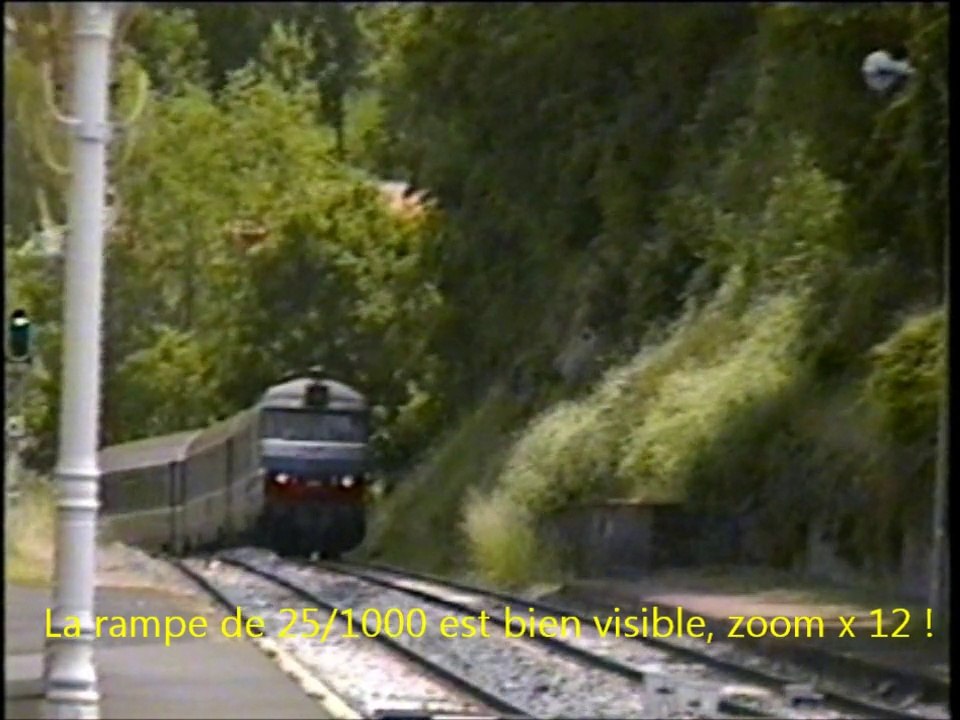INTERCITES 4591 - LE VENTADOUR - CLERMONT-FERRAND à BORDEAUX, LE 09.06.2014 à ROYAT-CHAMALIERES, (Video analogique, numérisée).