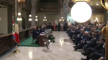 Napoli - Il presidente Napolitano inaugura galleria d'arte -live- (20.06.14)