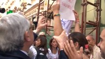 Napoli - Il presidente Napolitano inaugura galleria d'arte (20.06.14)