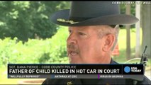 Dad charged in son's hot car death pleads not guilty