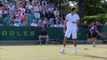 Boodles - Janowicz joue les imitateurs en plein match