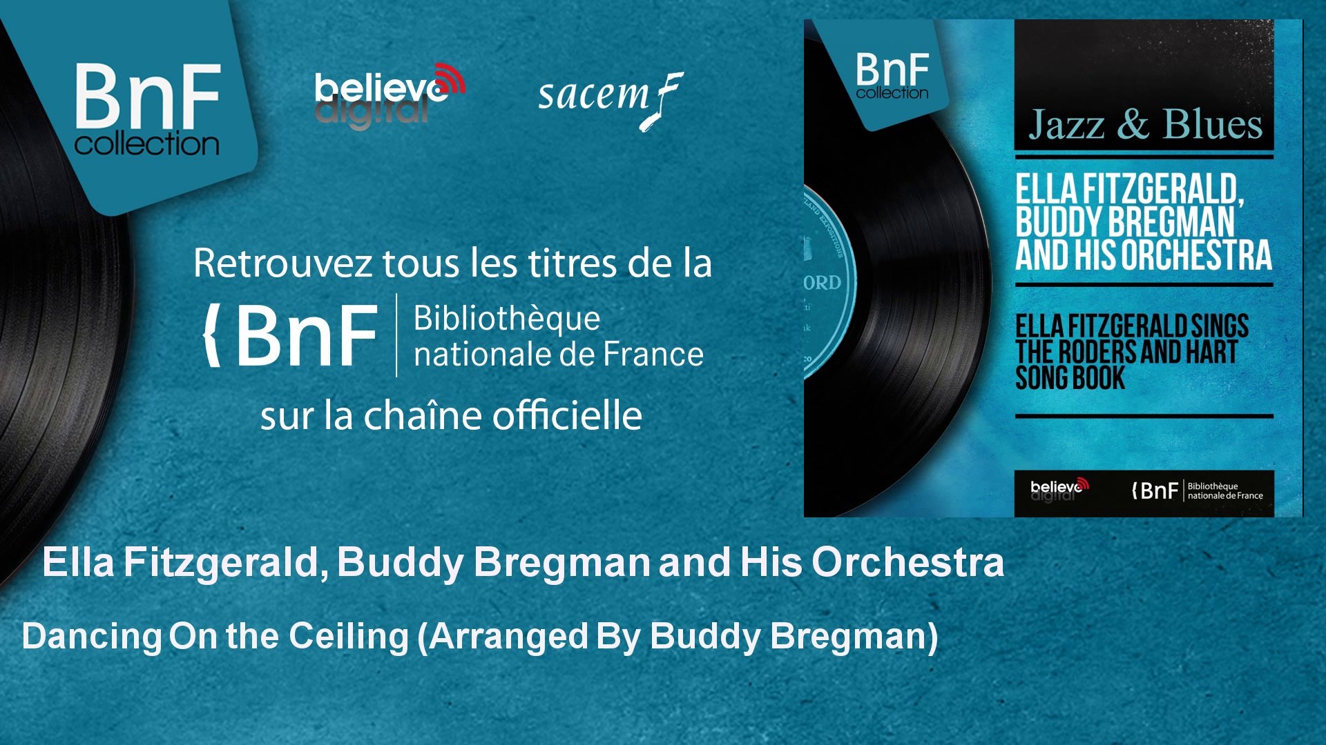 Ella Fitzgerald Buddy Bregman And His Orchestra Dancing On The Ceiling
