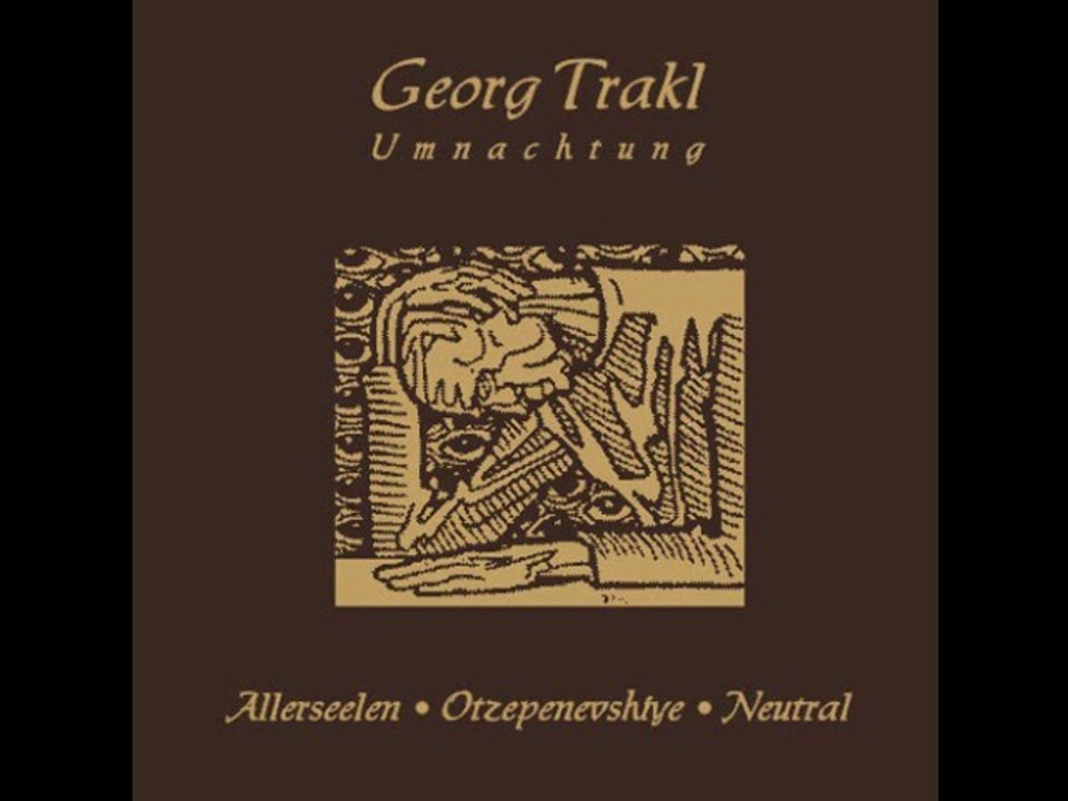 Allerseelen : Da bin mit meinem Mörder ich allein