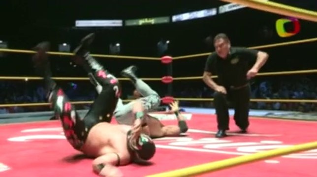 Hombre Bala Jr. & Tritón vs Kamaitachi & Shigeo Okumura