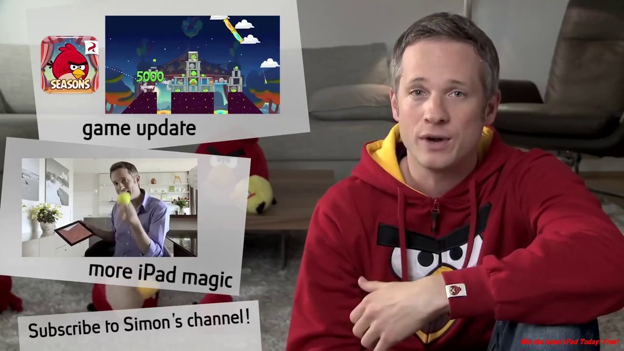 Magician uses iPad to create Angry Birds magic - Simon Pierro with Abra-Ca-Bacon!