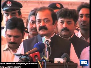 Dunya news-Punjab sacrifices Sanaullah to keep heat off Shahbaz