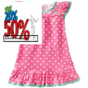 Cheap Deals Carter's Little Girls' Dot Print Gown (Toddler/Kids) Review