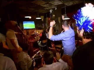 Suisse-France: les supporters français sont heureux - 21/06