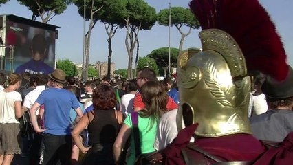 Mondial-2014: le match Italie-Costa Rica vu de Rome