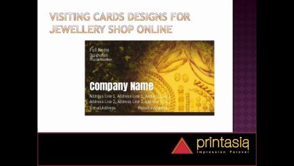 Business Card Jewellery Shop Samples | Printasia