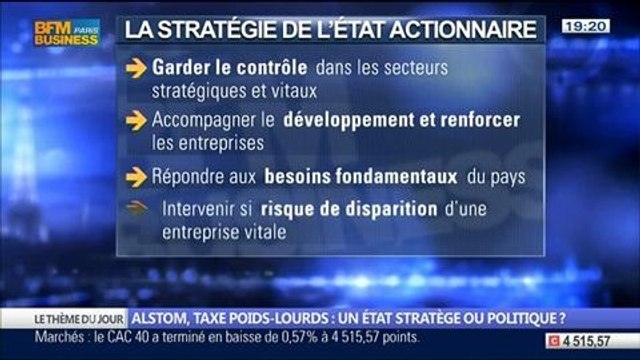 Alstom, taxe poids-lourds: un État stratège ou politique ?, dans Les Décodeurs de l'éco - 23/06 1/5