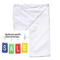 Best Price Cotton Christening Baptism Blanket with Satin Trim and Embroidered Cross, White Review