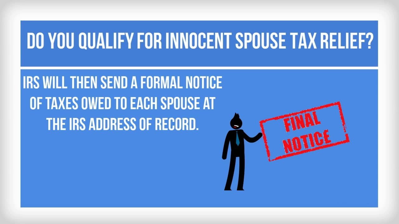 Do You Qualify For Innocent Spouse Tax Relief?