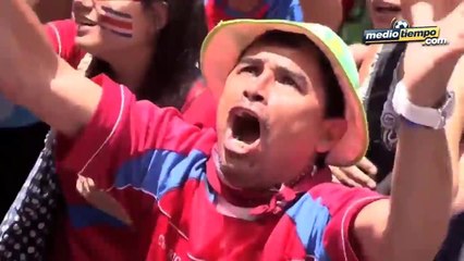 Los ticos celebraron tras triunfo sobre Italia