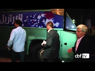 CBFtv - A chegada da Seleção Brasileira em Doha